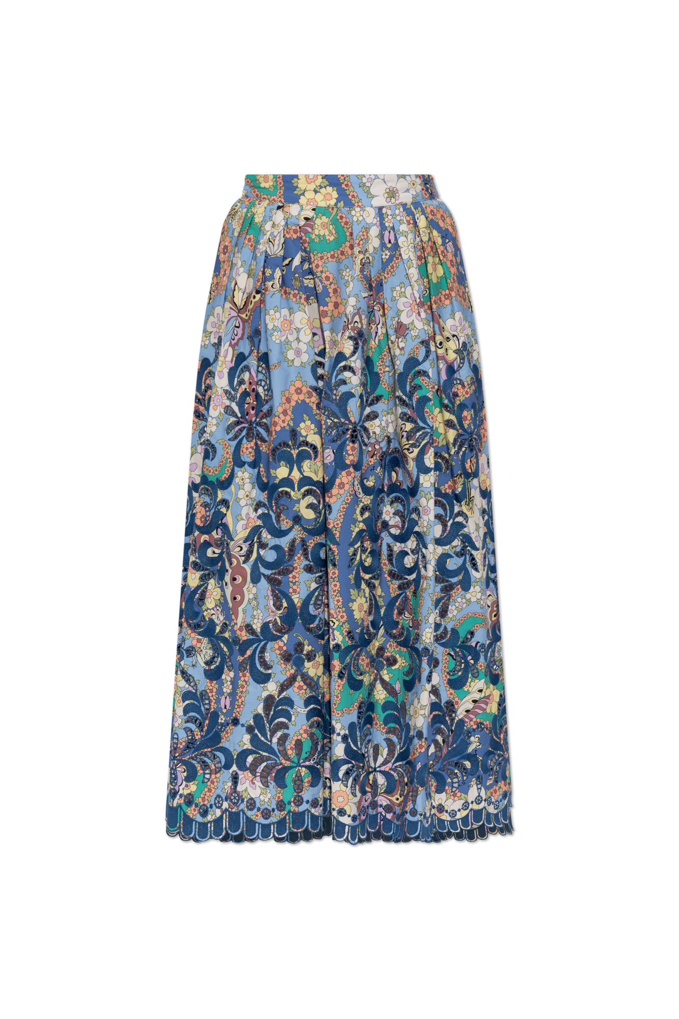 スカート ETRO SKIRT (WRKB0042AV552 F0662) Blue Patterned skirt with pockets Etro - Vitkac AS